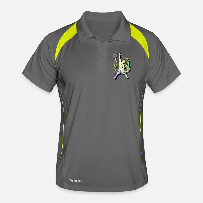 Climbing - Bouldering - Climbers - Free Climbing Men's Polo breathable