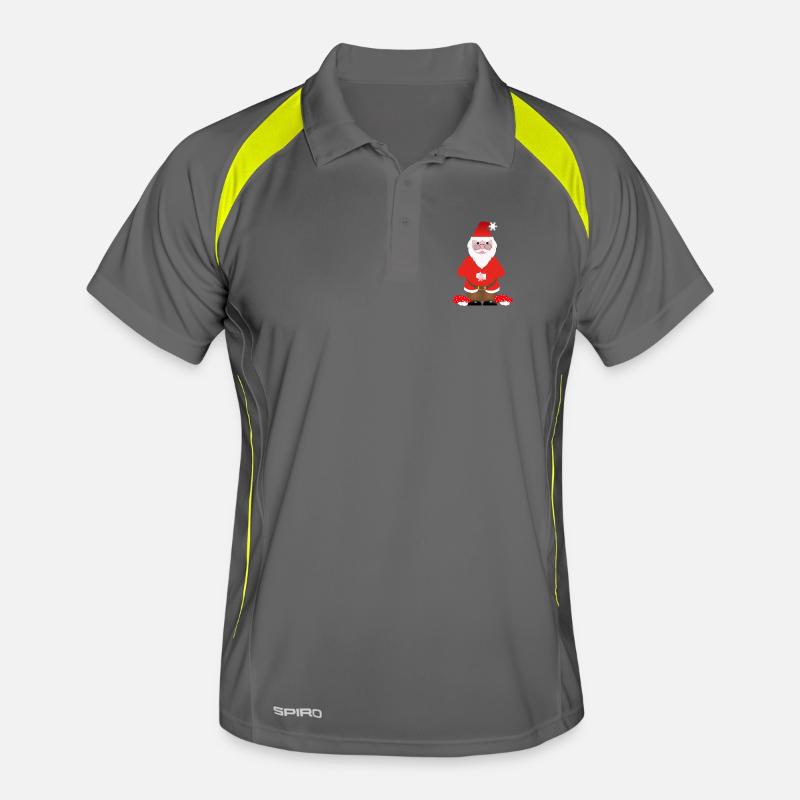 Weihnachtsmann Männer Polo atmungsaktiv