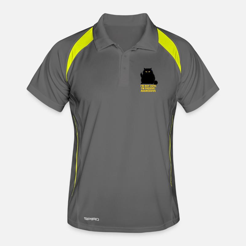 I'm Not Cute – Mr. Cuddly Stuff Men's Polo breathable