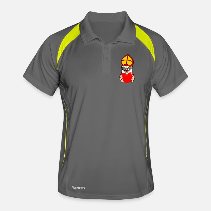 Sinterklaas with heart Men's Polo breathable