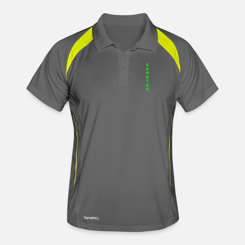 Samedi - vert Polo respirant Homme