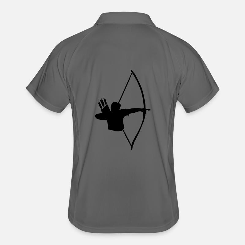Longbow tir t-shirt d'impression pour groupes, des Polo respirant Homme