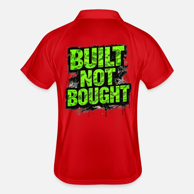 Built Not Bought Auto Tuning Statement Männer Polo atmungsaktiv