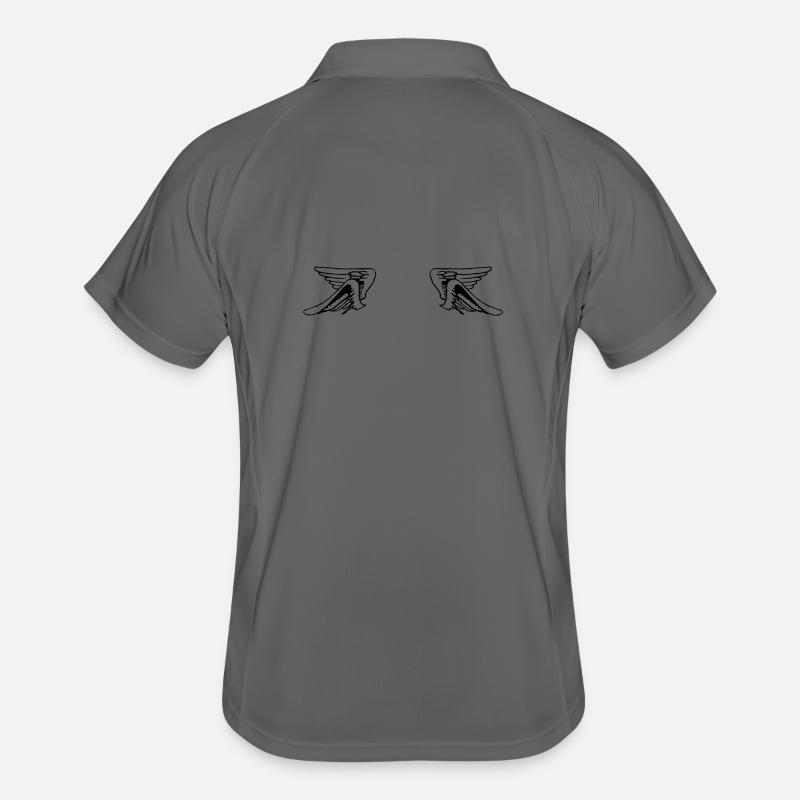 Design 14 (Flügelset, weit) Männer Polo atmungsaktiv