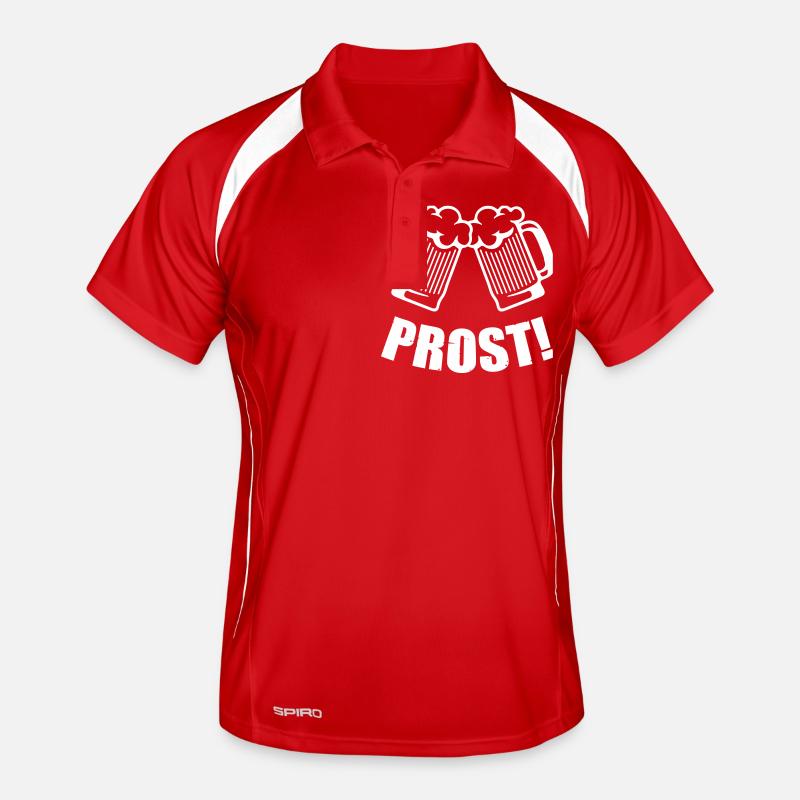 Bier Prost Männer Polo atmungsaktiv