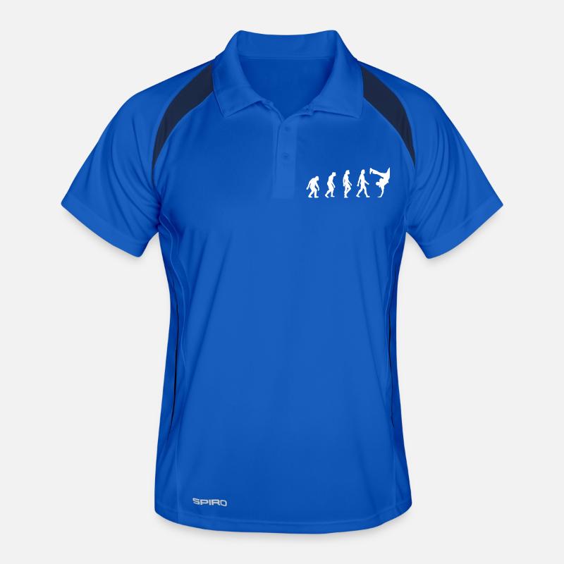 The Evolution Of Breakdancing Men's Polo breathable