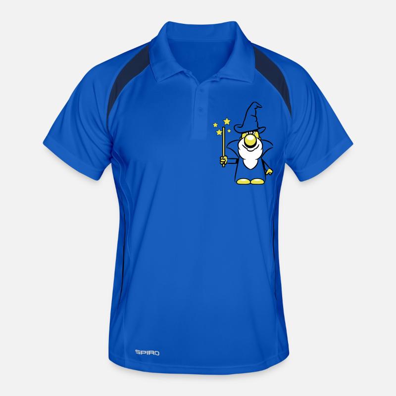 Wizard magic wand magic Hat Men's Polo breathable