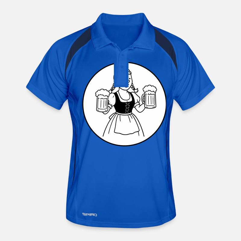 Bier mädchen Männer Polo atmungsaktiv