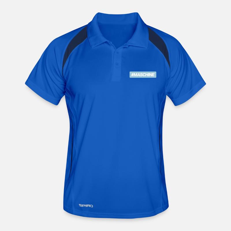 #Maschine Männer Polo atmungsaktiv