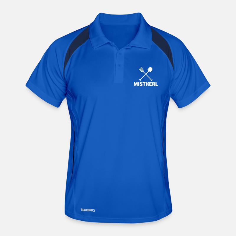 bastard white Men's Polo breathable