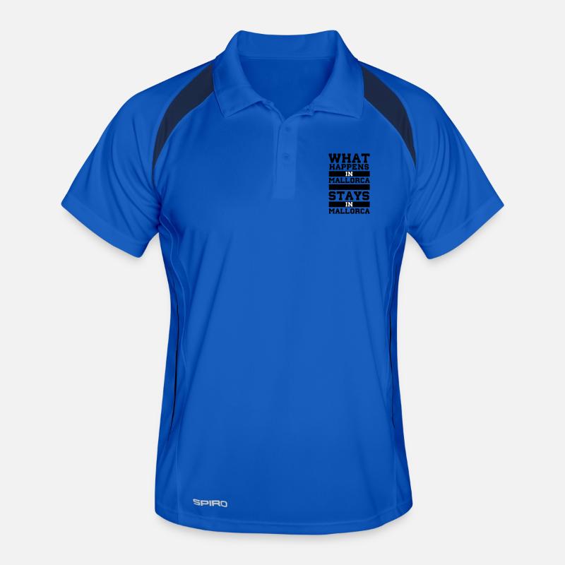 What Happens in Mallorca stays in Mallorca Männer Polo atmungsaktiv
