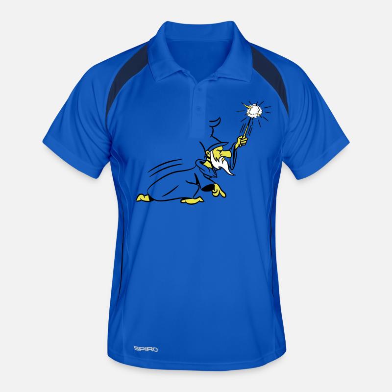 Wizard magic wand magic Hat attack Men's Polo breathable