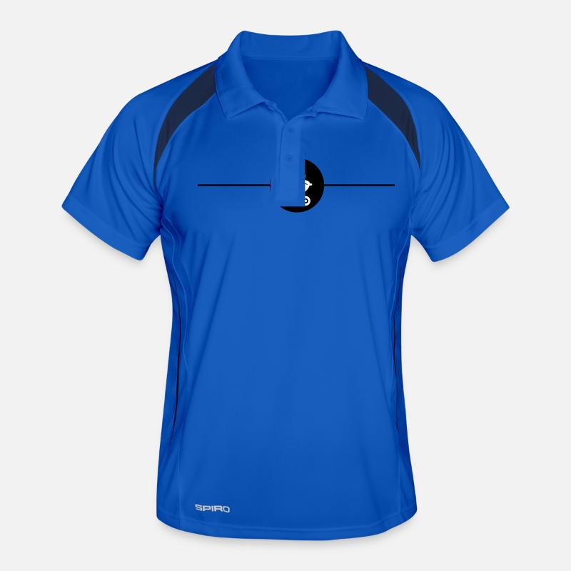 Symbole du gril Ligne de grillades Polo respirant Homme