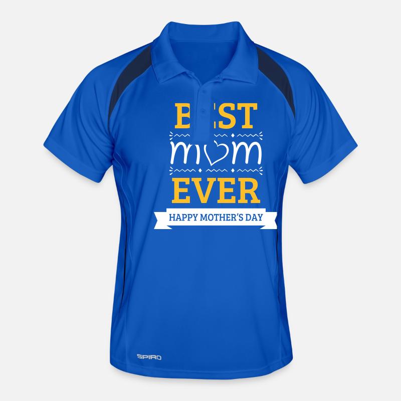 Best Mom Ever Männer Polo atmungsaktiv