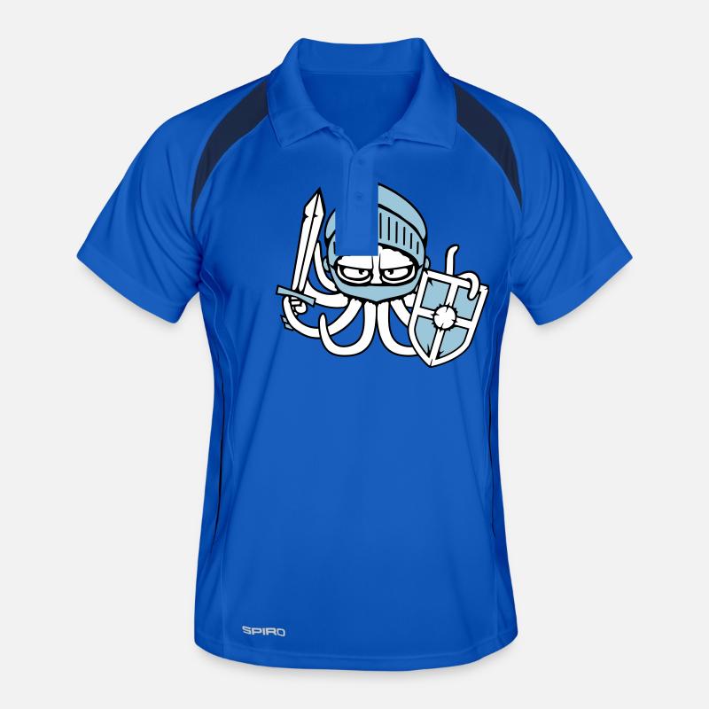 Octopus Chevalier Guerrier Médiéval Guerrier Épée Polo respirant Homme