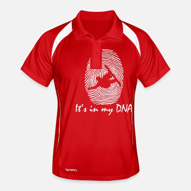 Il est dans mon ADN de snowboard Polo respirant Homme