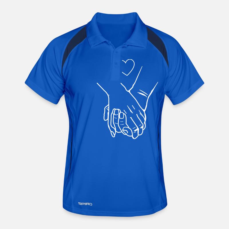 Hands Hearts Men's Polo breathable