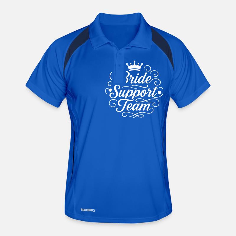 Bride Support Team Men's Polo breathable