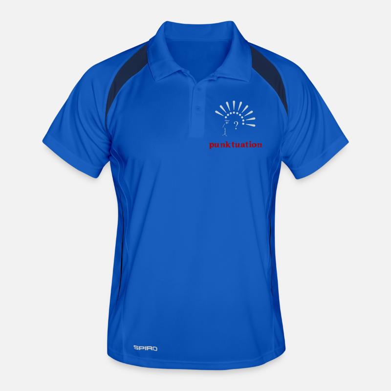 Punktuation Punctuation Portrait Tee Men's Polo breathable