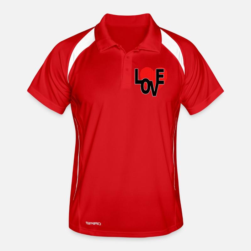 Heart Men's Polo breathable