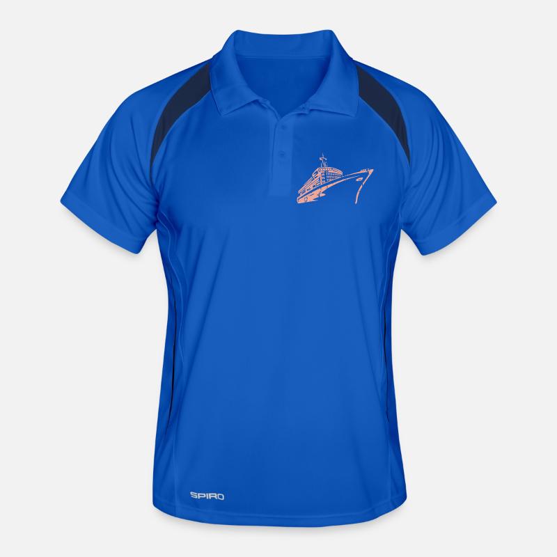 Bateau de croisière Bateau de croisière Luxe Polo respirant Homme