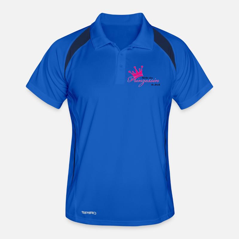 ich bin eine Prinzessin  Männer Polo atmungsaktiv