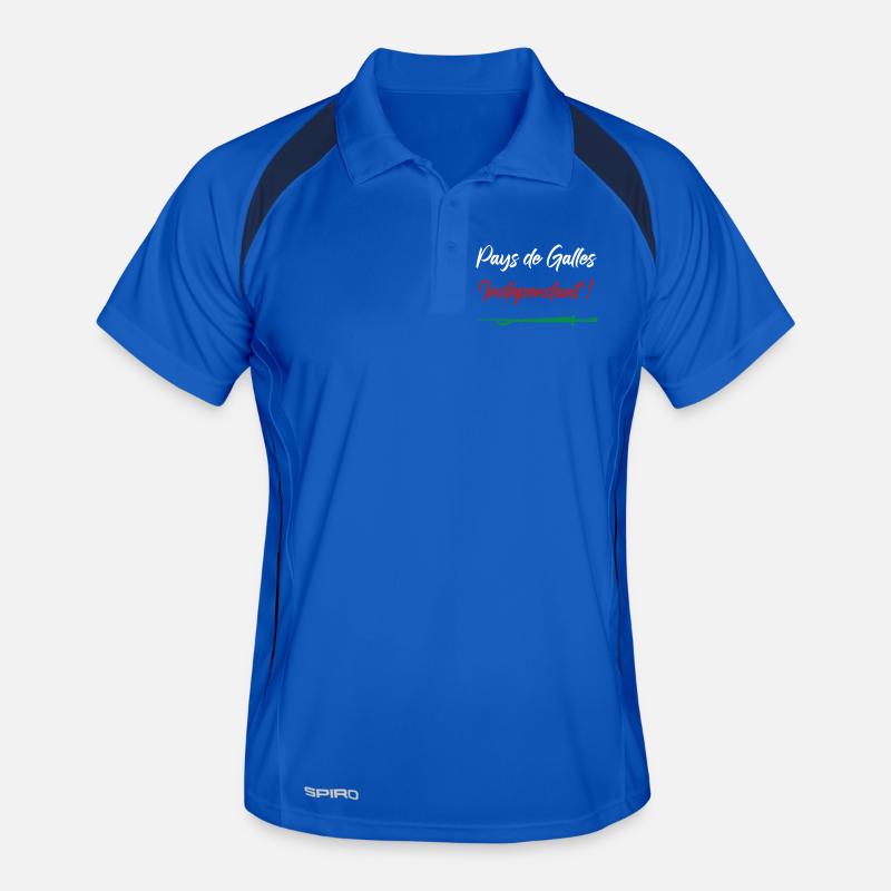 Pays de Galles Indépendant ! Perceval Polo respirant Homme