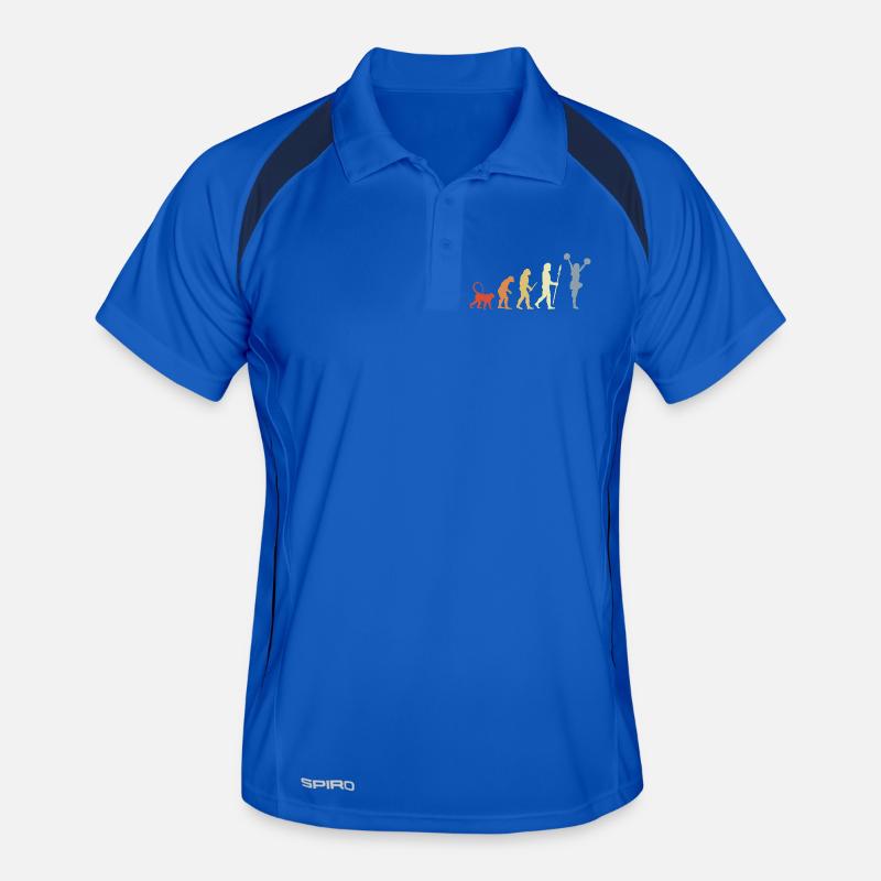 Vintage Cheerleader Evolution Männer Polo atmungsaktiv