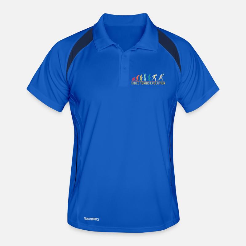 Tischtennis Evolution Progression Design Männer Polo atmungsaktiv