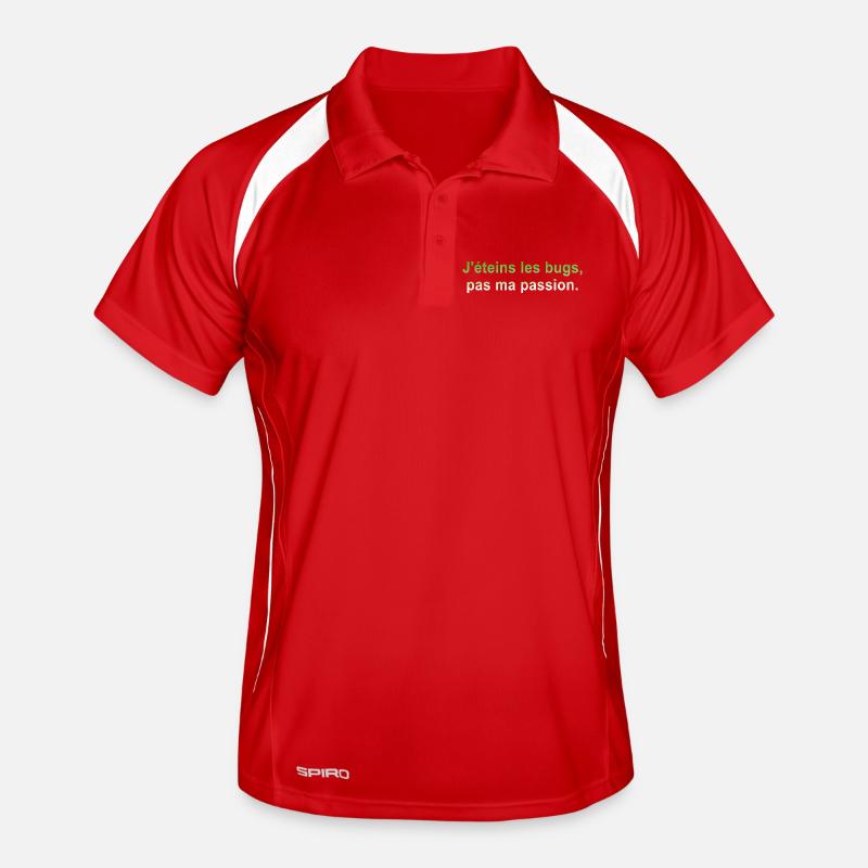 I turn off bugs, not my passion Men's Polo breathable