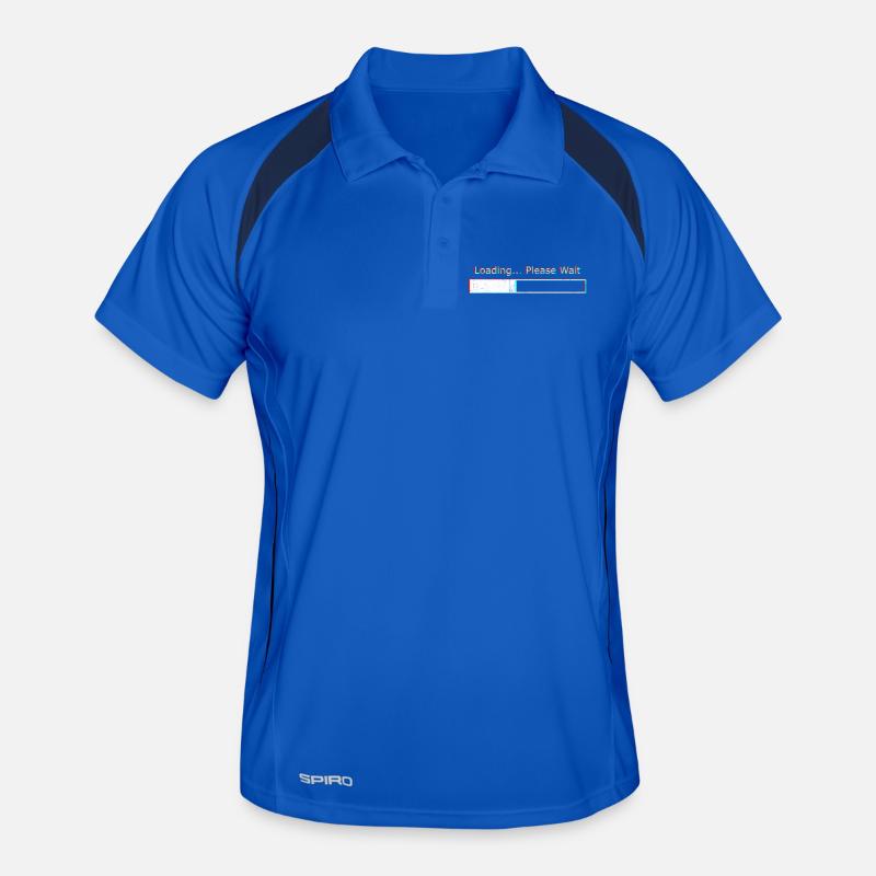 Loading Please wait - Men's Polo breathable - royal/navy