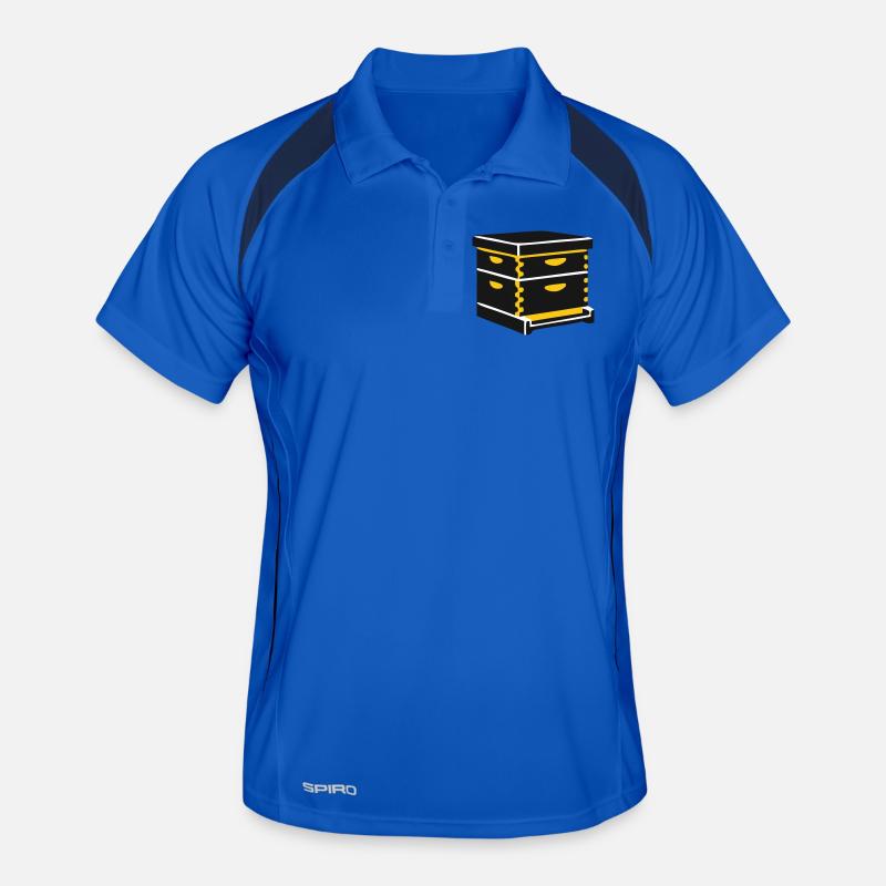 Beehive hive beekeeping apiary beekeeper Men's Polo breathable