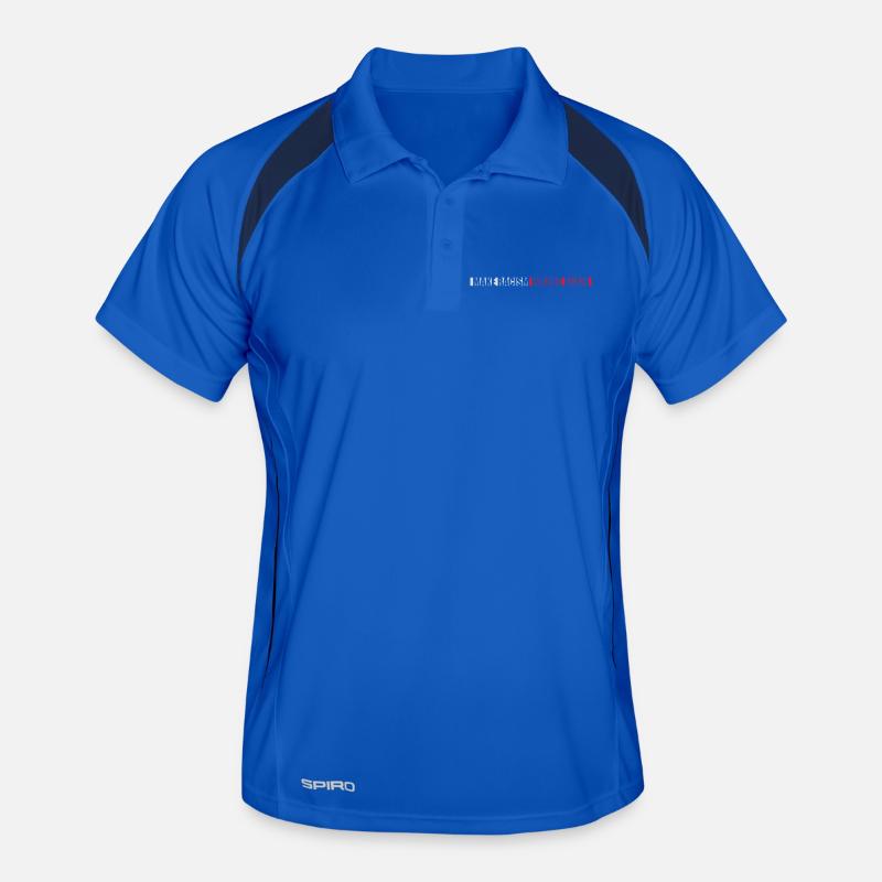 make racism wrong again - Männer Polo atmungsaktiv - Königsblau/Navy