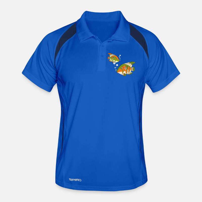 Colorful Fish Men's Polo breathable