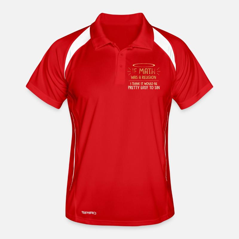 Math Nerd Students University Professor Mathematics Men's Polo breathable