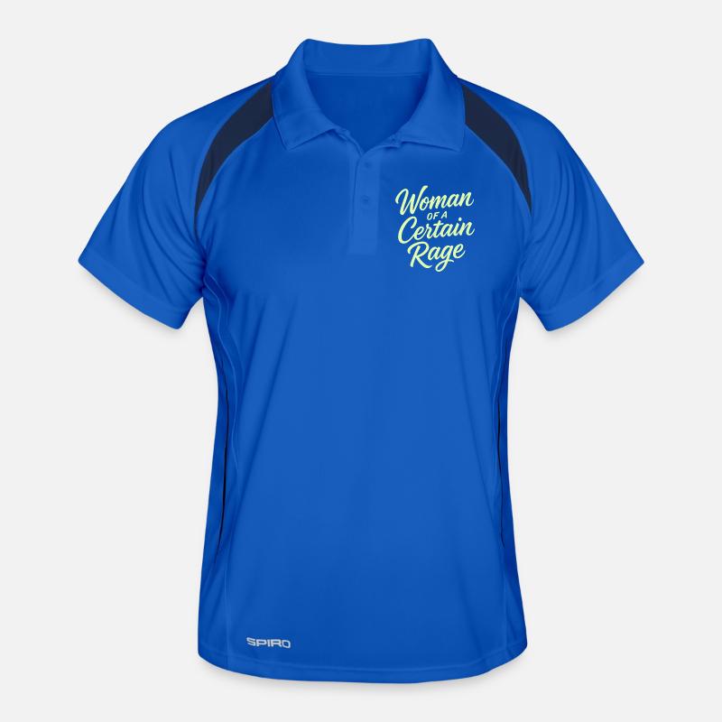 Femme d’une certaine rage vert clair design Polo respirant Homme