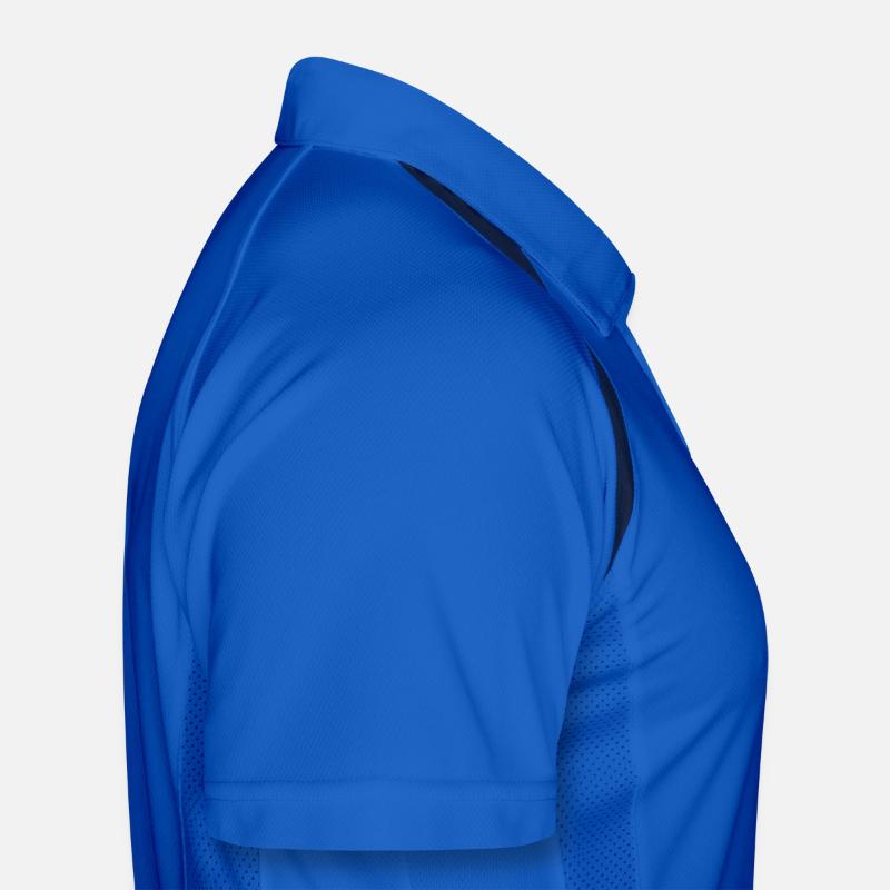 Conception de graffiti de visage heureux coloré Polo respirant Homme