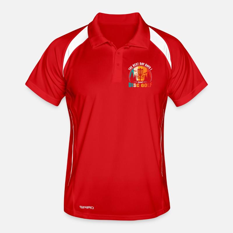 Disc Golf Geschenke Discgolf Männer Polo atmungsaktiv