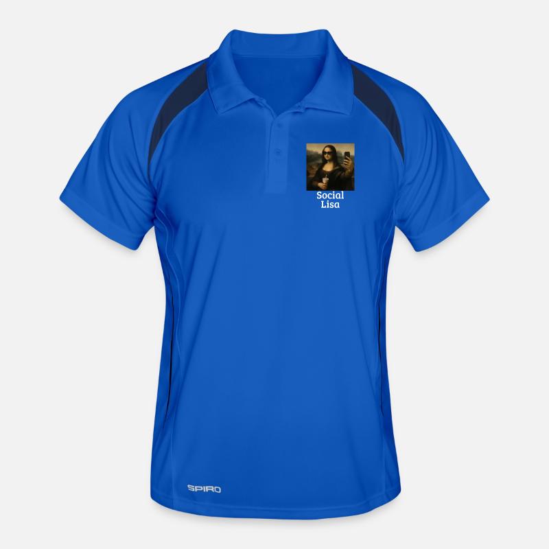 Lisa Leonardo Da Vinci Influencer Mona L Men's Polo breathable
