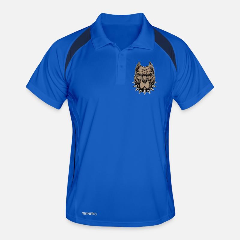 Aggressive dog Men's Polo breathable