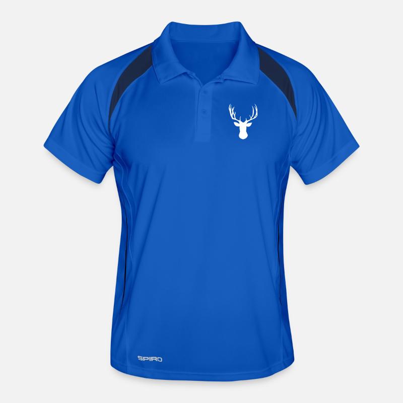 Silhouette majestueuse de Cerf Polo respirant Homme