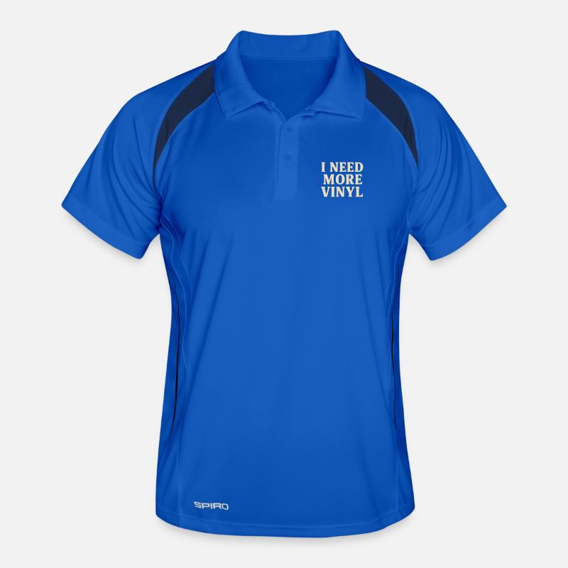I Need More Vinyl Men's Polo breathable