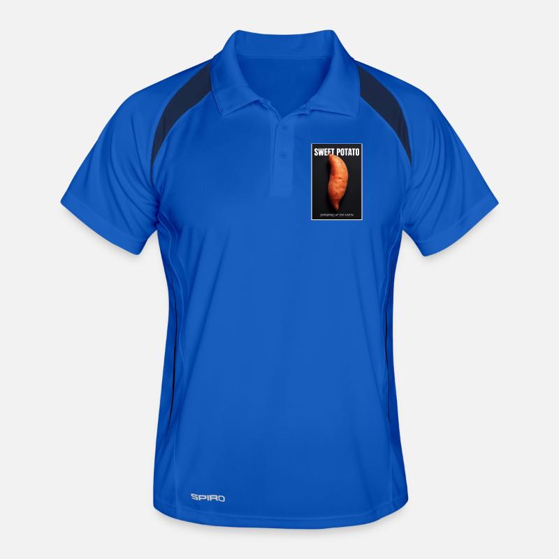Impression de Superaliment de Patate Douce Polo respirant Homme