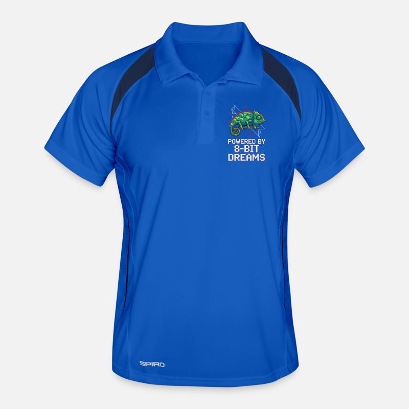 Dreams 8 Bits Propulsés – Pixel Chameleon Polo respirant Homme