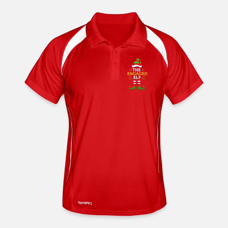 Elfe Elf Weihnachtsgeschenk Männer Polo atmungsaktiv