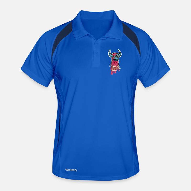 Monstre Rose à Cornes Cyber Polo respirant Homme