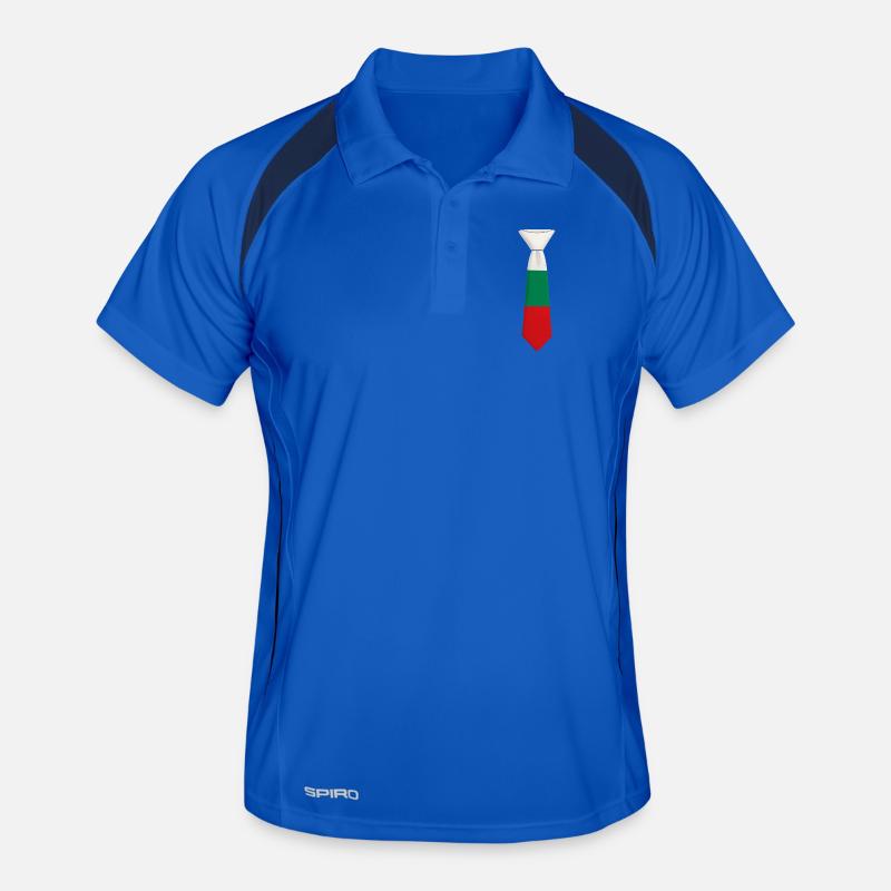 Cravate Bulgarie – Conception du drapeau Polo respirant Homme