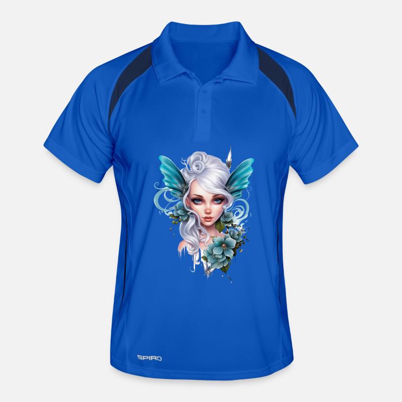 Créatures féeriques aux oreilles de papillon – Fantasy Polo respirant Homme