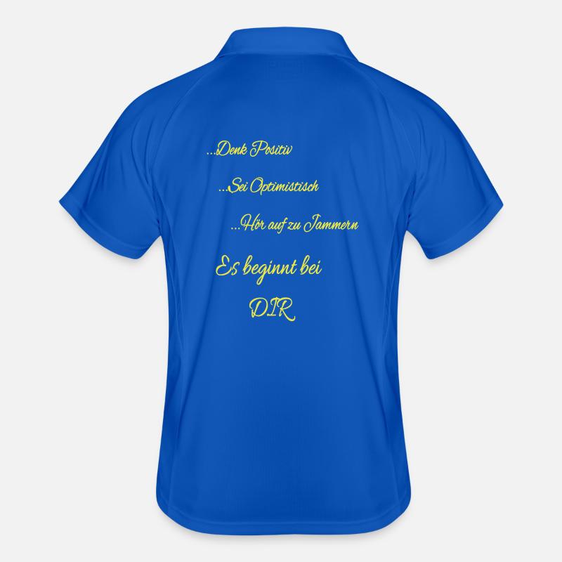 Cela commence par VOUS Polo respirant Homme