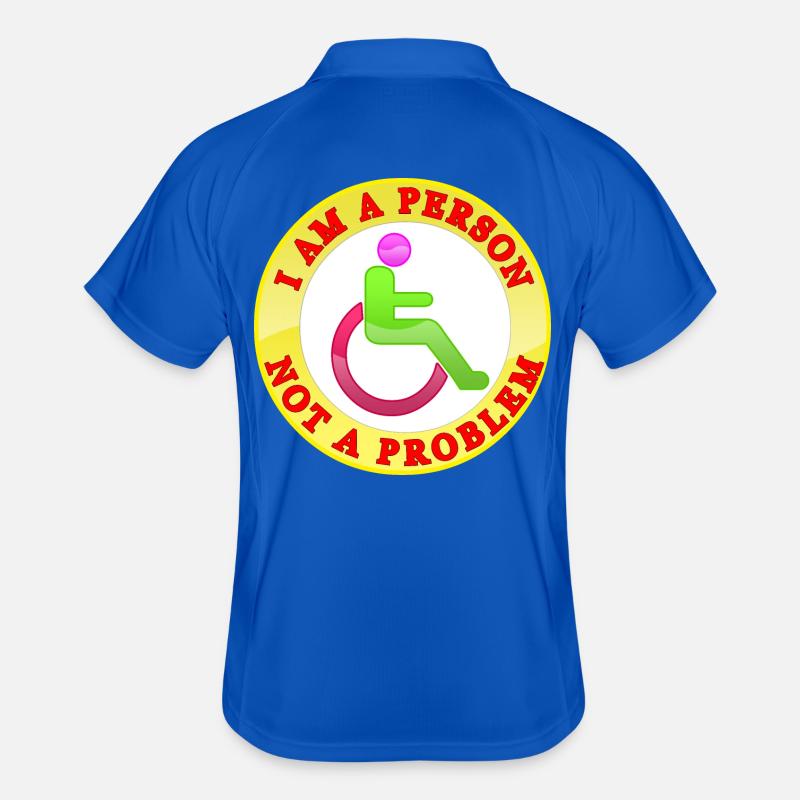 I Am a Person Not a Problem - Men's Polo breathable - royal/navy